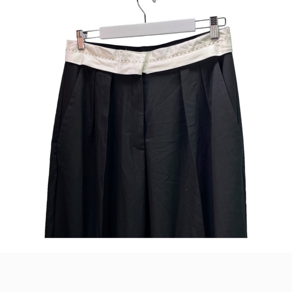 Zara Double Waistband Women's Black Pants - Picture 4 of 9